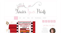 Desktop Screenshot of foreveryourprintsblog.com